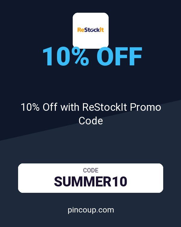 ReStockIt.com coupon: 10% Off with ReStockIt Promo Code