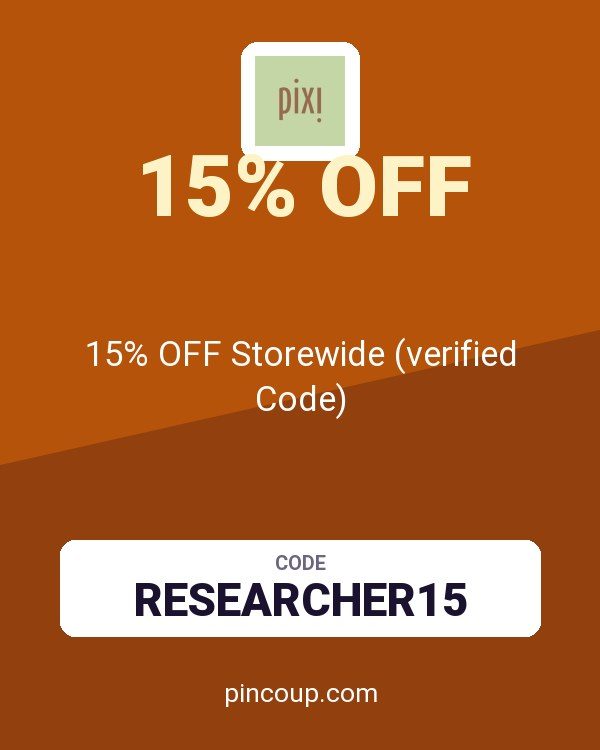 Pixi Beauty coupon: 15% OFF Storewide (verified Code)