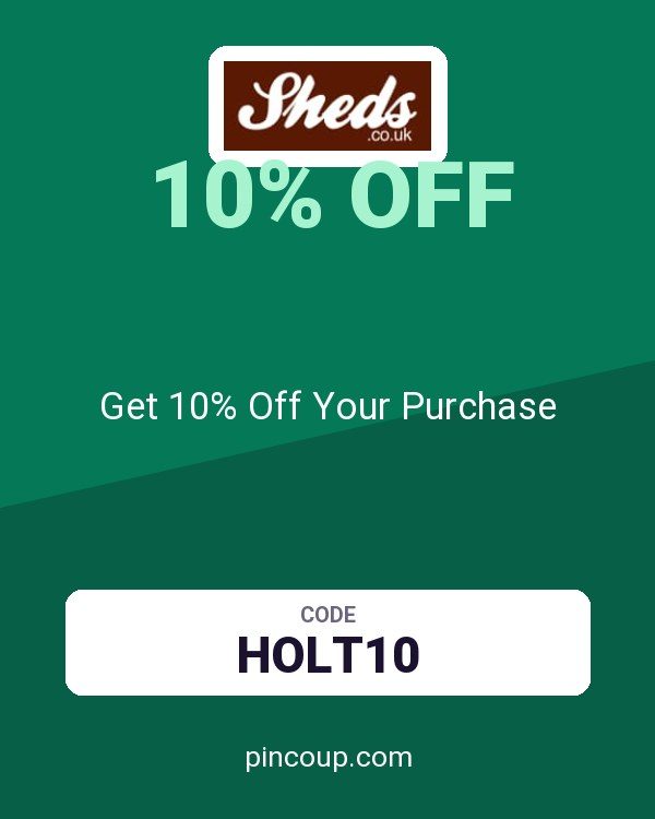 Sheds.co.uk coupon: Get 10% Off Your Purchase