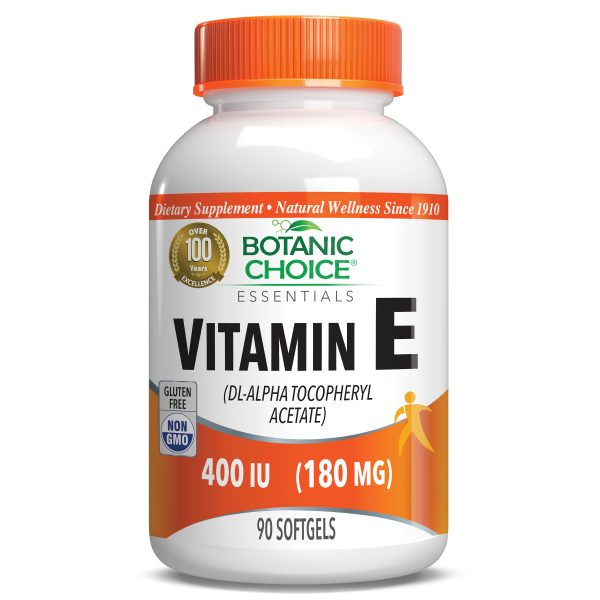 Vitamin E dl-Alpha 400 IU - 90 Softgels at Botanic Choice