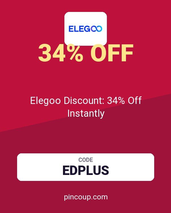 Elegoo Discount: 34% Off Instantly
