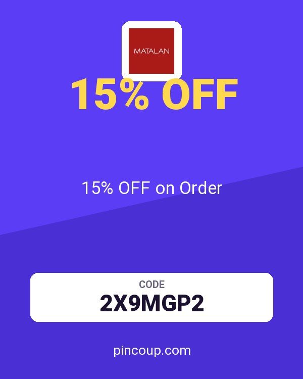 Matalan coupon: 15% OFF on Order