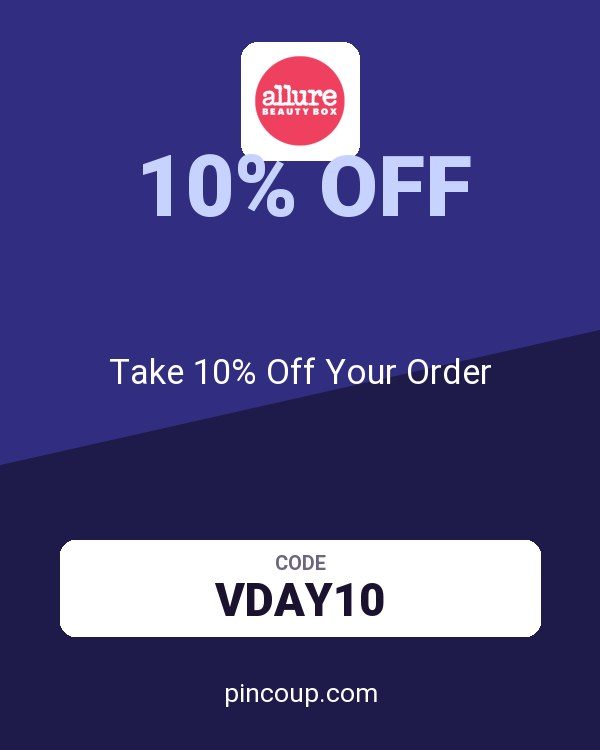 Allure Beauty Box coupon: Take 10% Off Your Order
