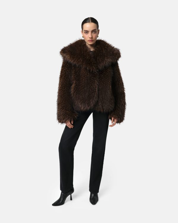 Yara Fox Coat at Apparis