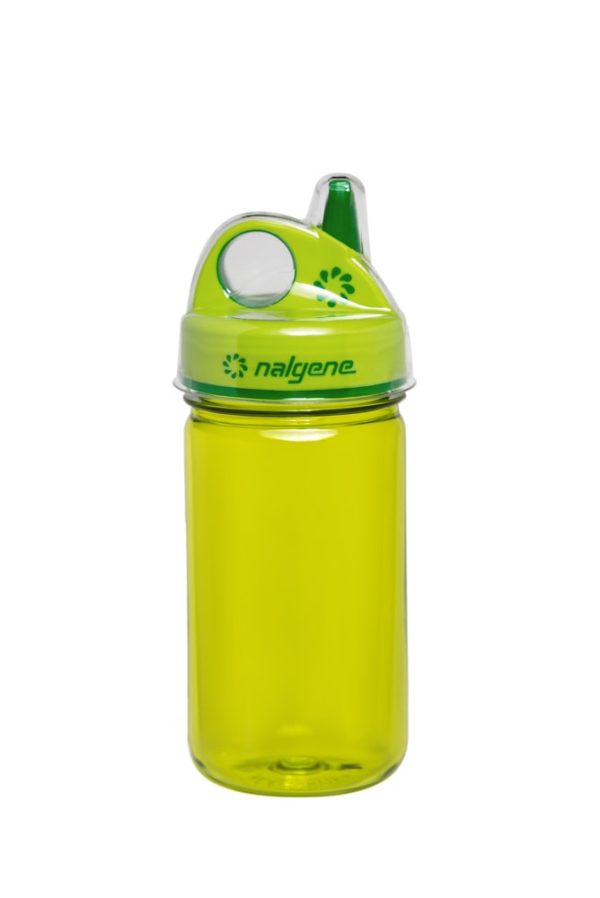 12oz Kids Grip-N-Gulp Sustain Water Bottle (Bottle Color: Green) at Nalgene
