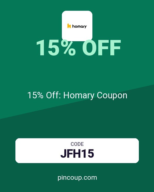 Homary International Limited: 15% Off: Homary Coupon