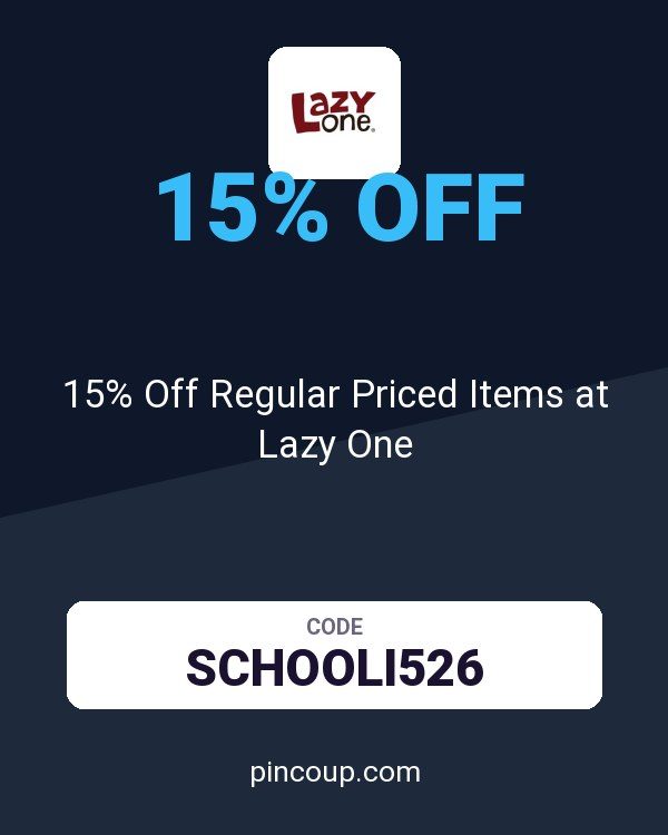 15% Off Regular Priced Items at Lazy One