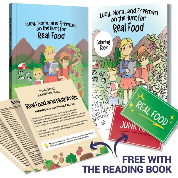 Lucy, Nora, and Freeman on the Hunt for Real Food - Story Book at Dr. Berg