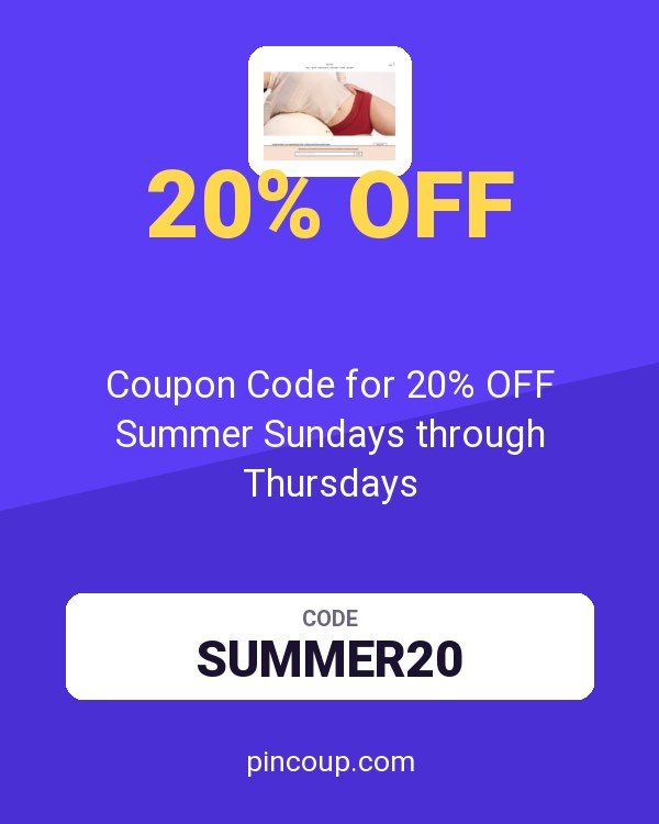 THINX: Coupon Code for 20% OFF Summer Sundays through Thursdays