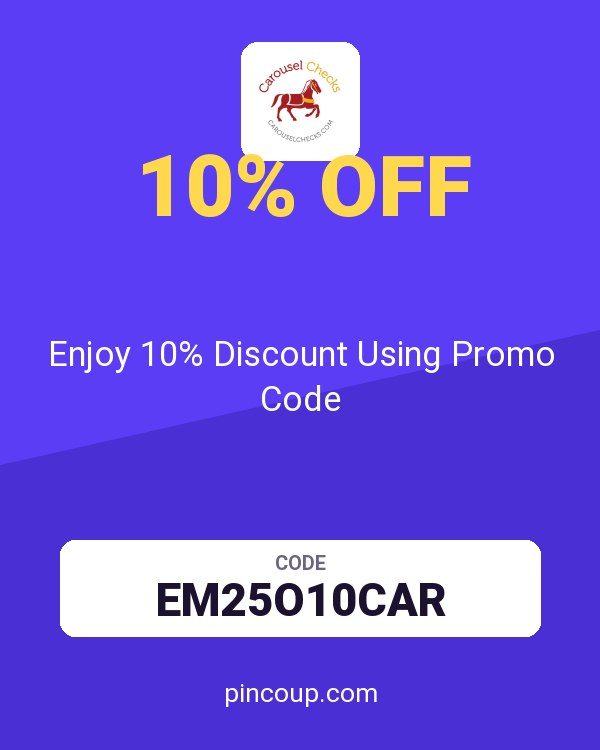 Carousel Checks coupon: Enjoy 10% Discount Using Promo Code