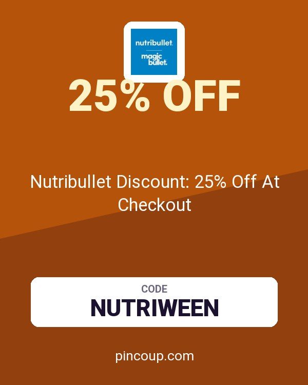 Nutribullet Discount: 25% Off At Checkout