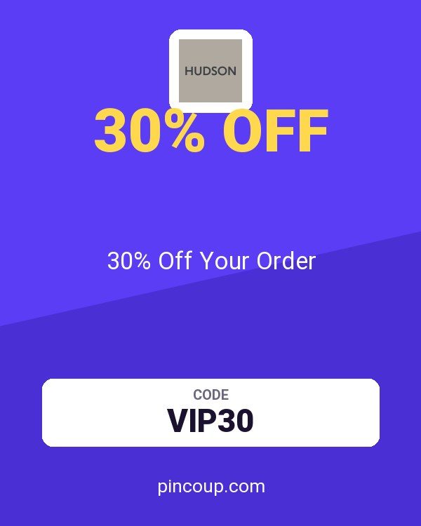 Hudson Jeans coupon: 30% Off Your Order