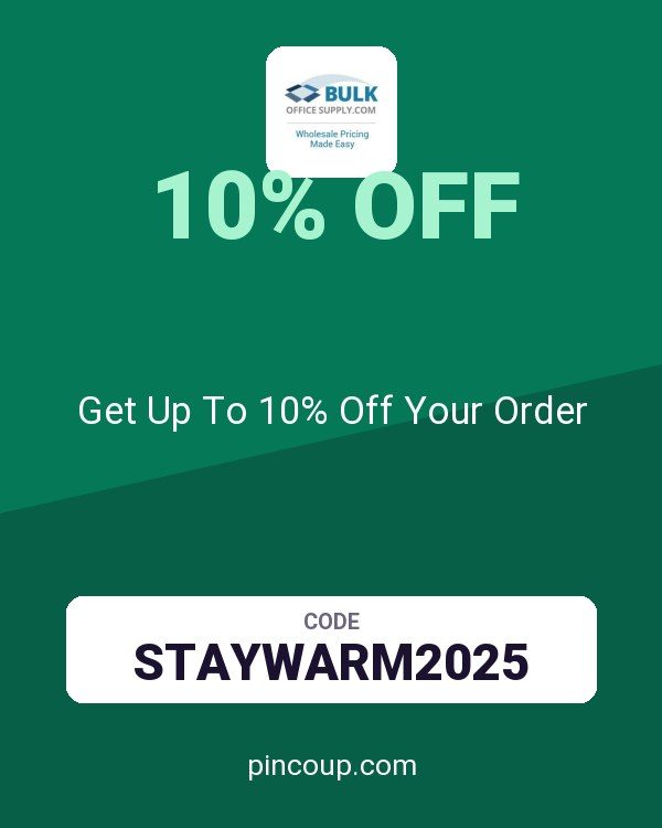 Bulk Office Supply coupon: Get Up To 10% Off Your Order