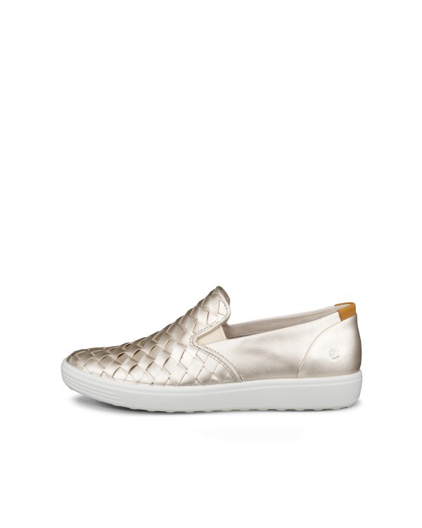 ECCO Soft 7 - Women's Woven Leather Slip-On at ECCO US & CA