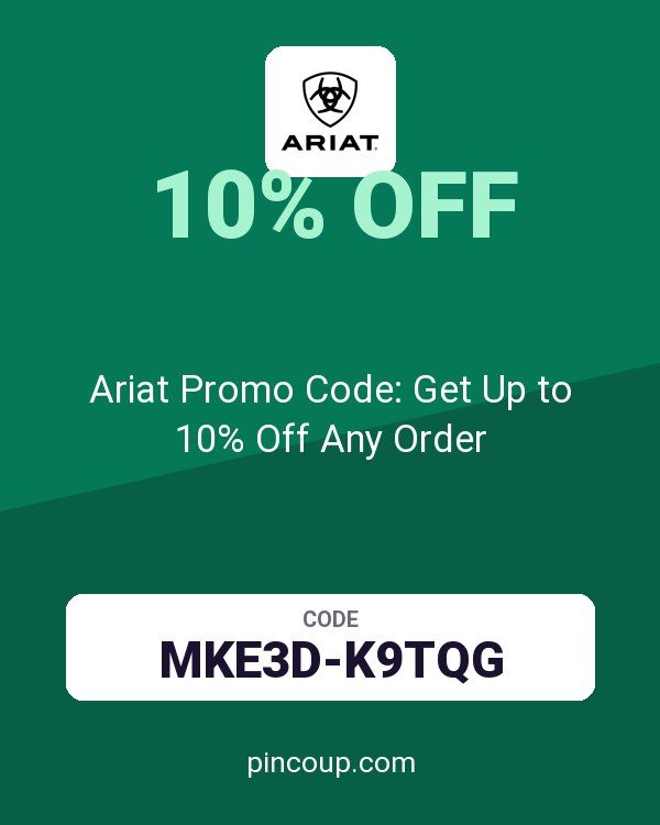 Ariat Promo Code: Get Up to 10% Off Any Order