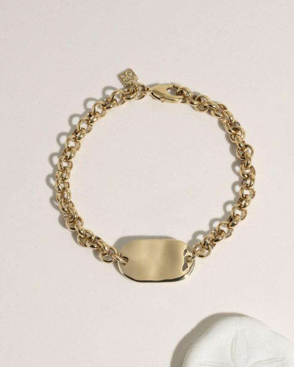 Chunky ID Bracelet at James Michelle