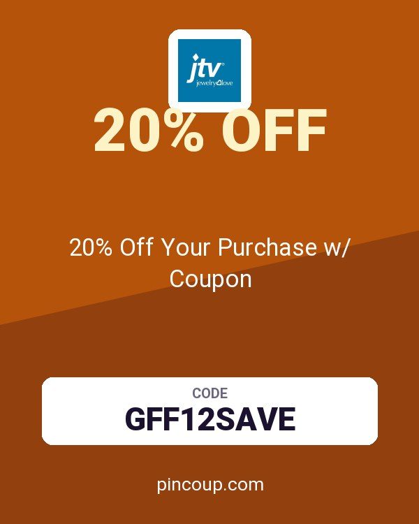 JTV Jewelry: 20% Off Your Purchase w/ Coupon