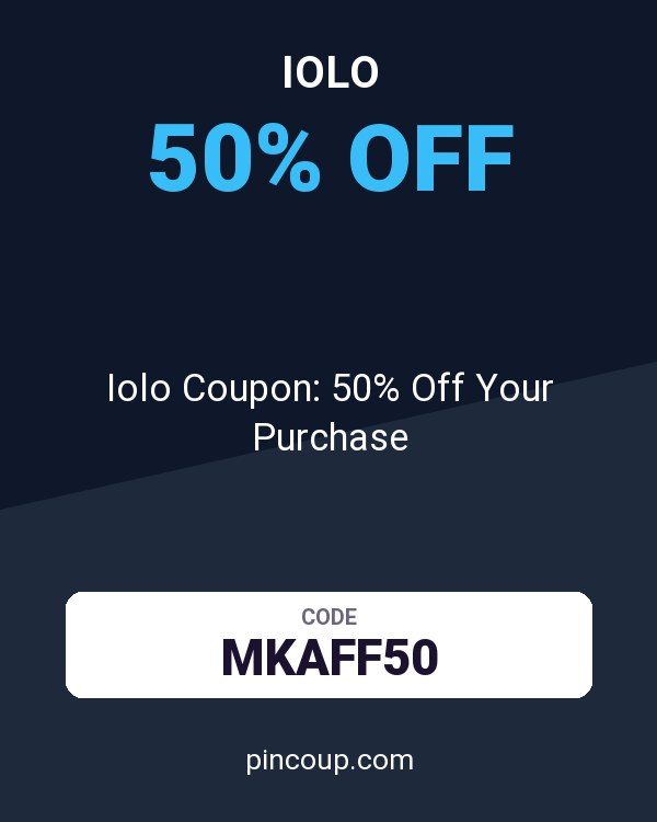 Iolo Coupon: 50% Off Your Purchase