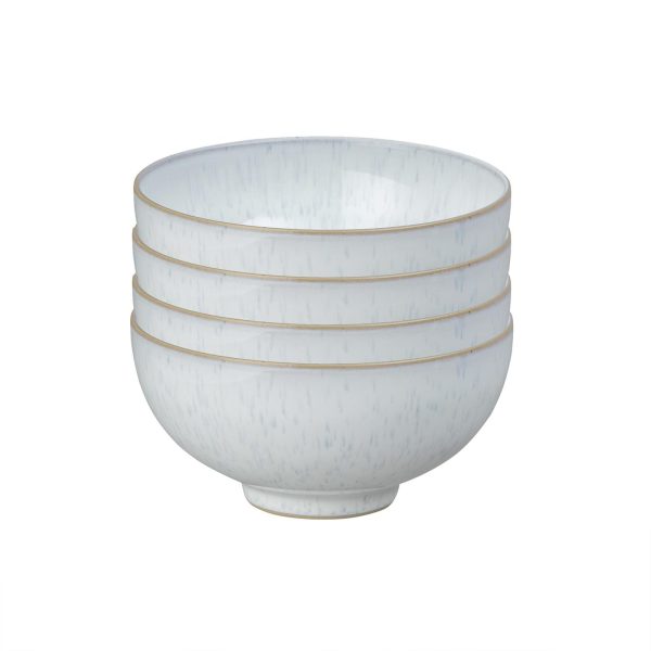 White Speckle Rice Bowls - Set Of 4 at Denby (US & CA)