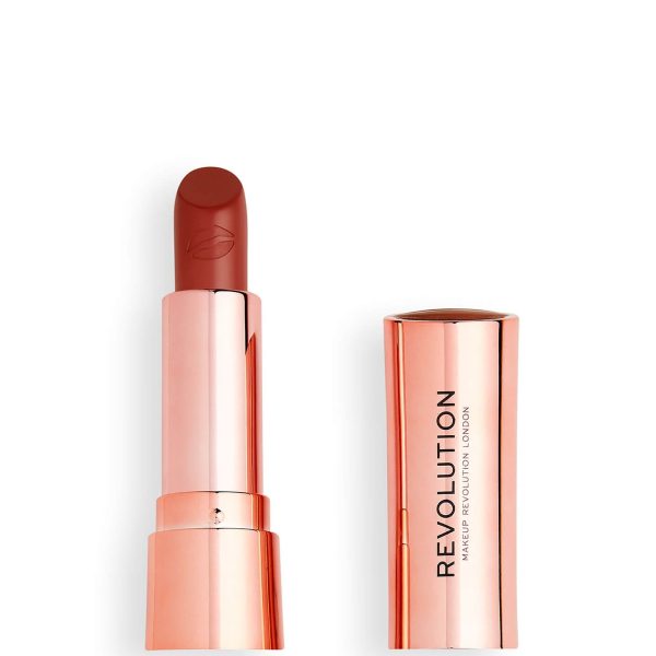 Makeup Revolution Satin Kiss Lipstick (Various Shades) - Chauffeur at Revolutionbeauty
