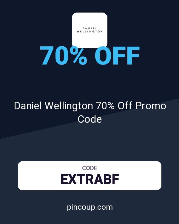 Daniel Wellington 70% Off Promo Code