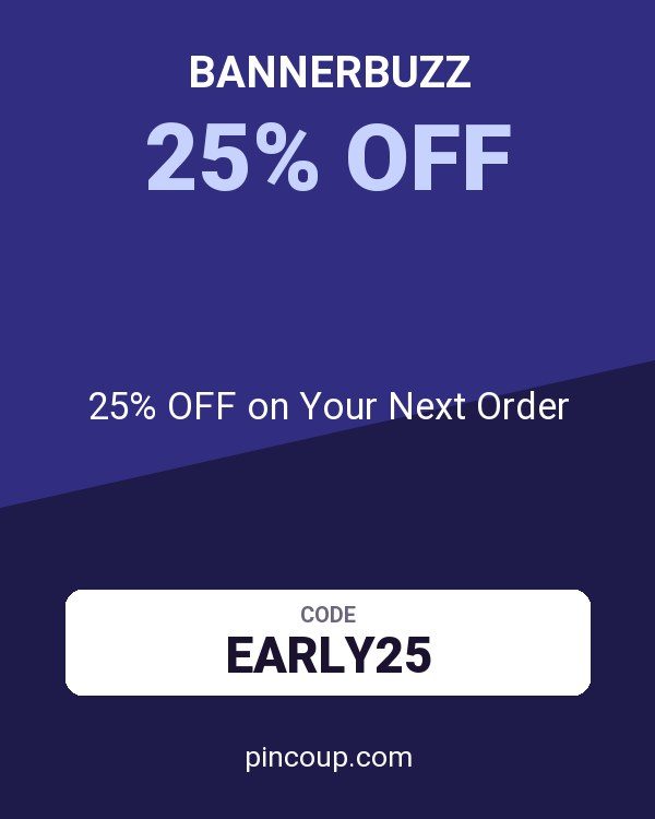Bannerbuzz coupon: 25% OFF on Your Next Order