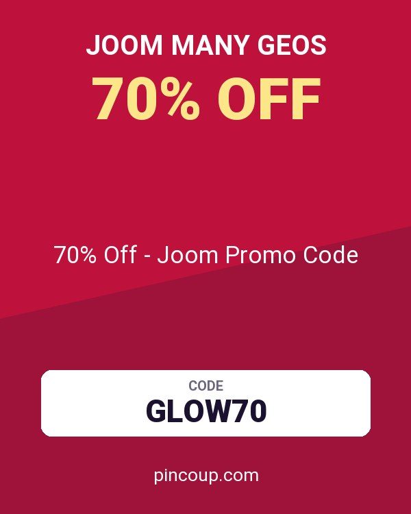 Joom Many GEOs coupon: 70% Off - Joom Promo Code