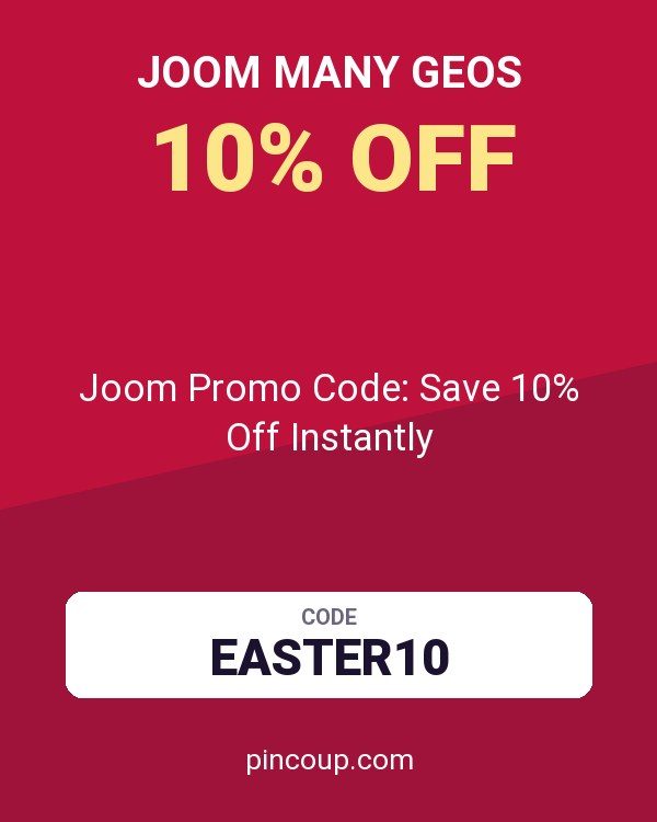 Joom Many GEOs coupon: Joom Promo Code: Save 10% Off Instantly