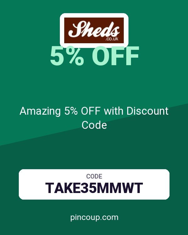 Sheds.co.uk coupon: Amazing 5% OFF with Discount Code