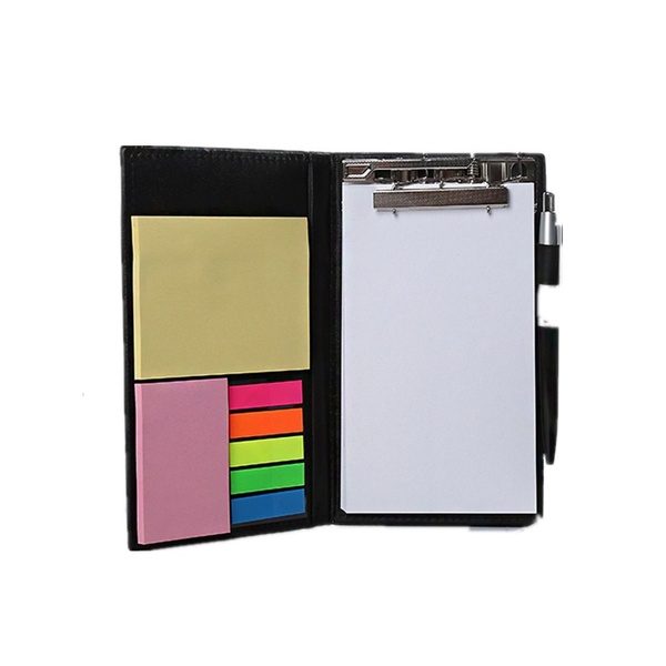 Office Conference Folder Soft Leather Portfolio Organiser Post-it Notes Travel Journal /Daily Plan at Wish US & CA