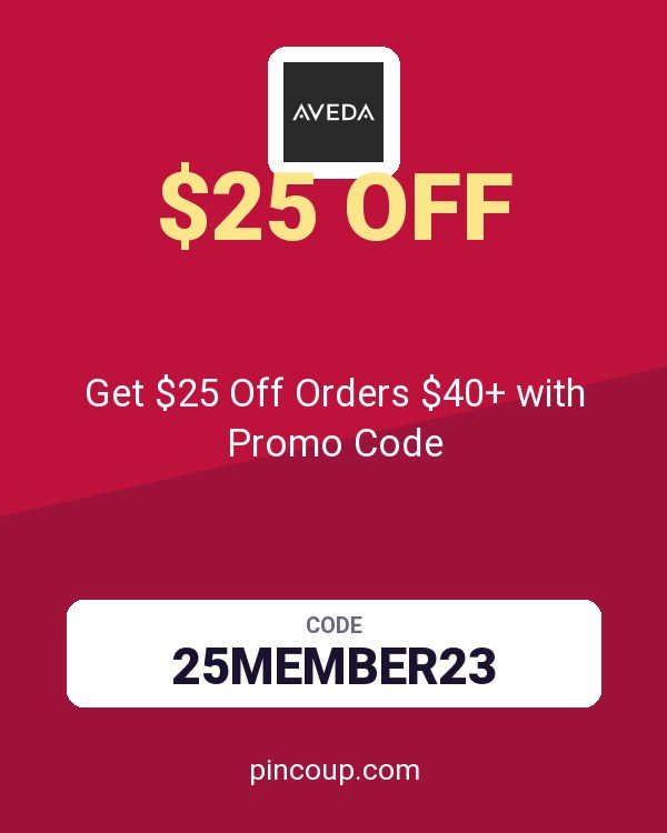 Aveda Corporation coupon: Get $25 Off Orders $40+ with Promo Code