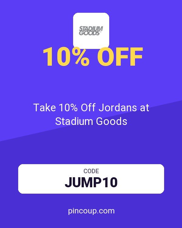 Take 10% Off Jordans at Stadium Goods
