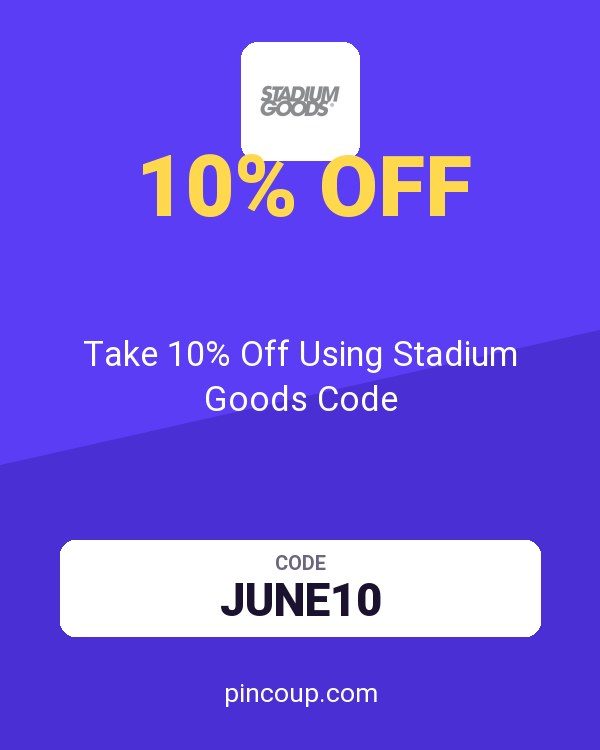 Take 10% Off Using Stadium Goods Code