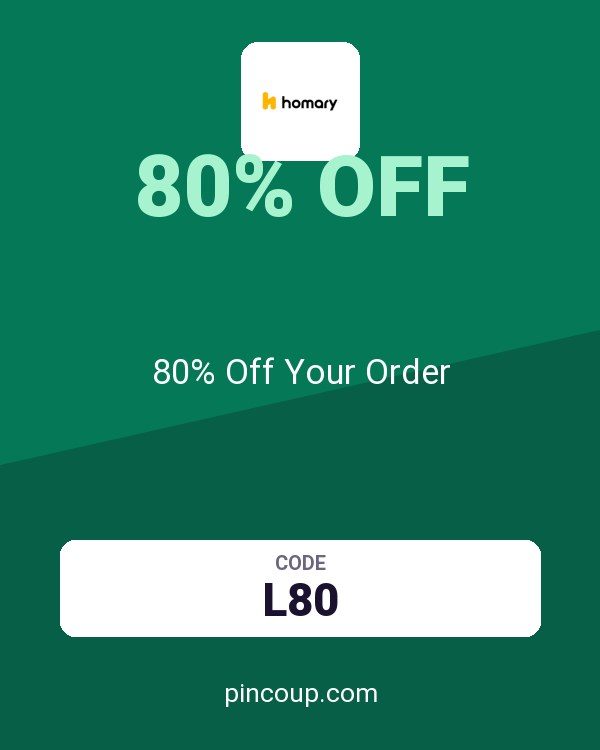 Homary International Limited coupon: 80% Off Your Order