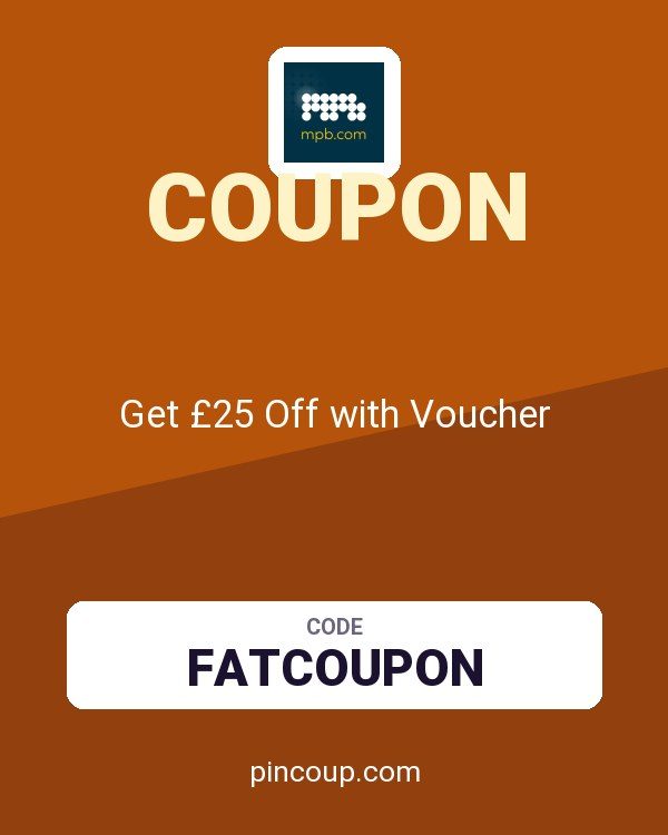 MPB.com coupon: Get £25 Off with Voucher