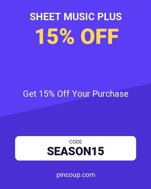 Sheet Music Plus coupon: Get 15% Off Your Purchase