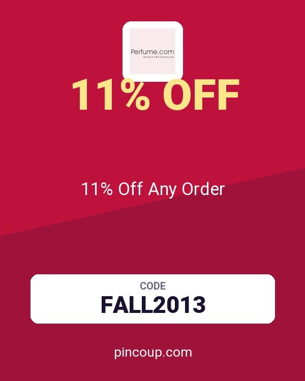 Perfume.com coupon: 11% Off Any Order