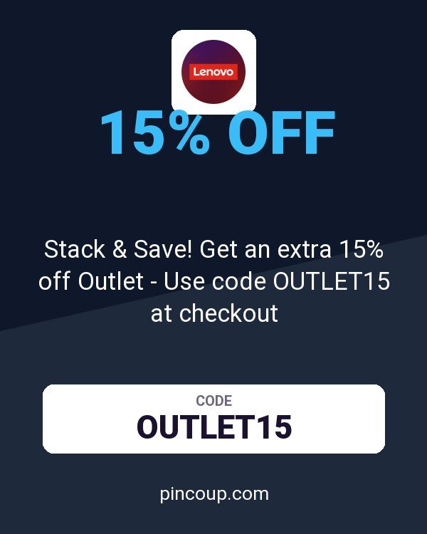 Lenovo Peru coupon: Stack & Save! Get an extra 15% off Outlet - Use code OUTLET15 at checkout