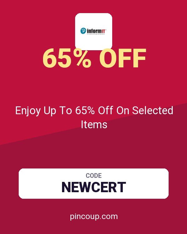 Pearson Education (InformIT) coupon: Enjoy Up To 65% Off On Selected Items