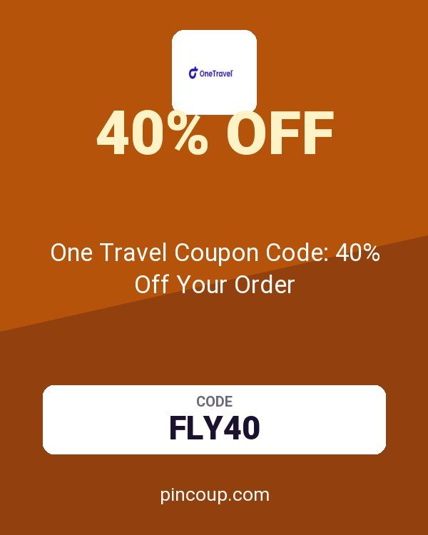 OneTravel.com: One Travel Coupon Code: 40% Off Your Order