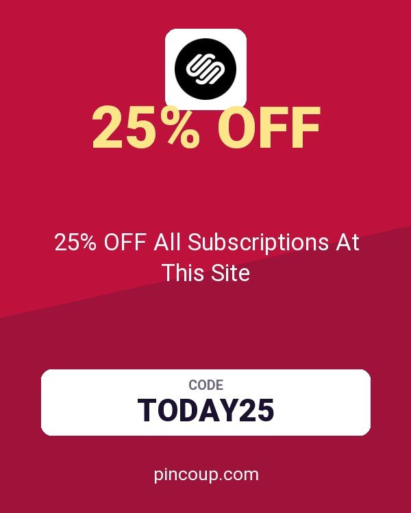 Squarespace coupon: 25% OFF All Subscriptions At This Site