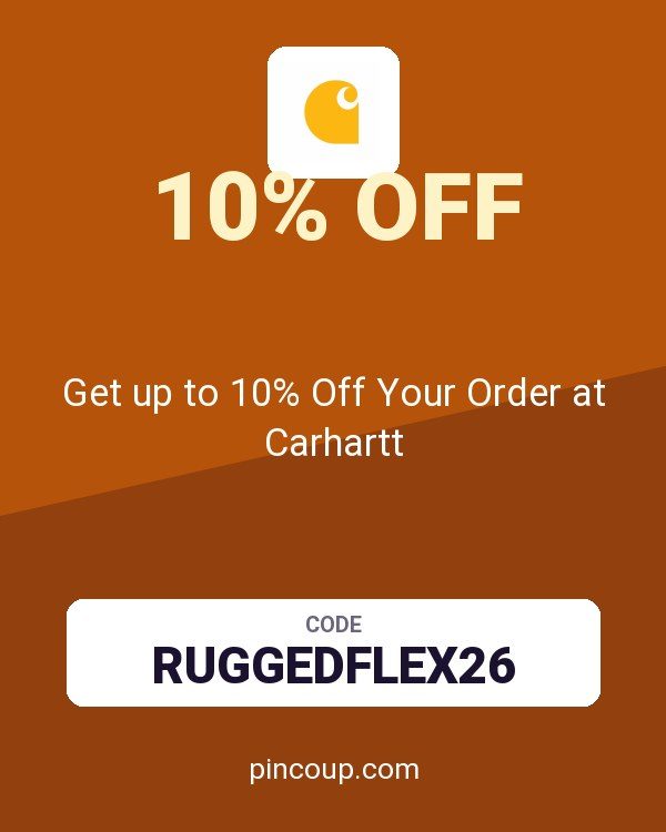 Get up to 10% Off Your Order at Carhartt