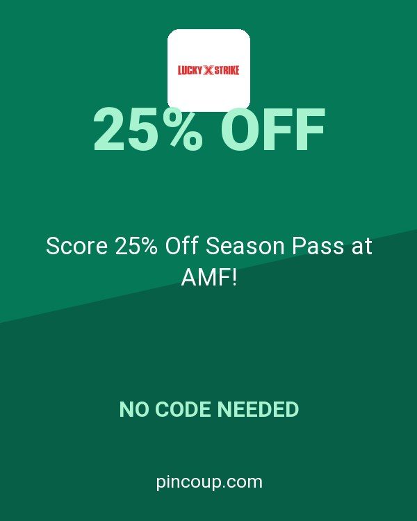 Lucky Strike coupon: Score 25% Off Season Pass at AMF!