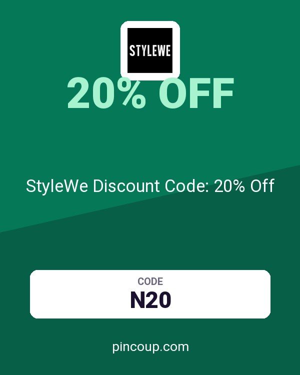 StyleWe Discount Code: 20% Off