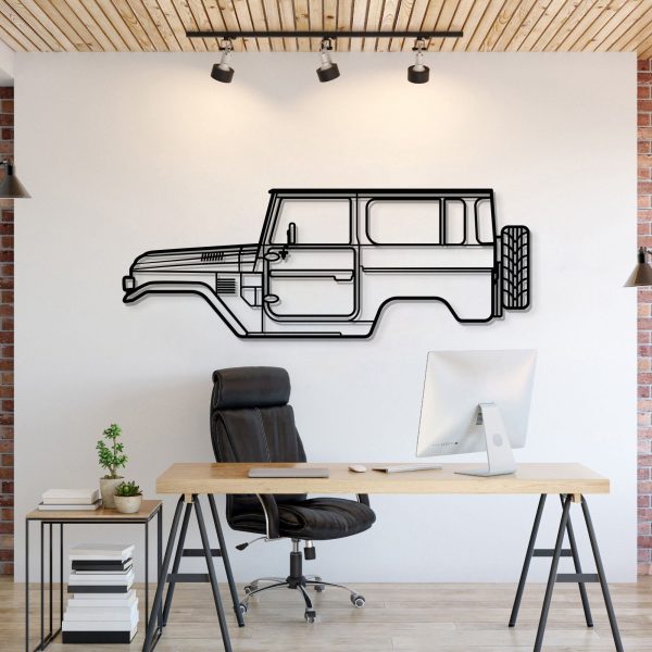 1979 FJ40 Metal Car Wall Art - MT0183 at Modello Turbo LLC