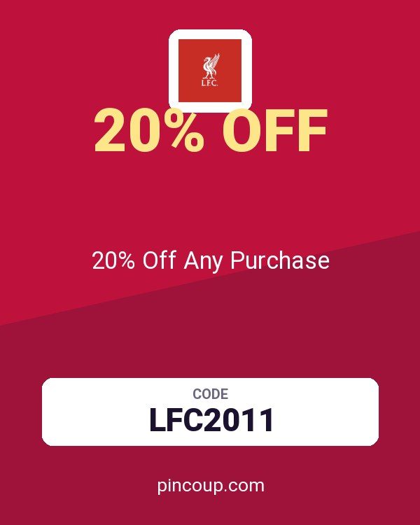 Liverpool FC coupon: 20% Off Any Purchase