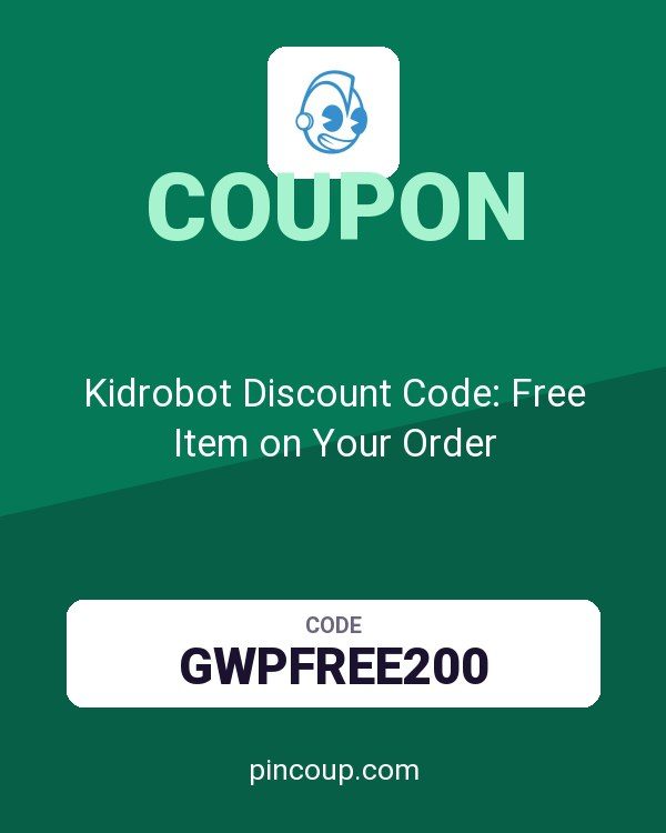 Kidrobot Discount Code: Free Item on Your Order