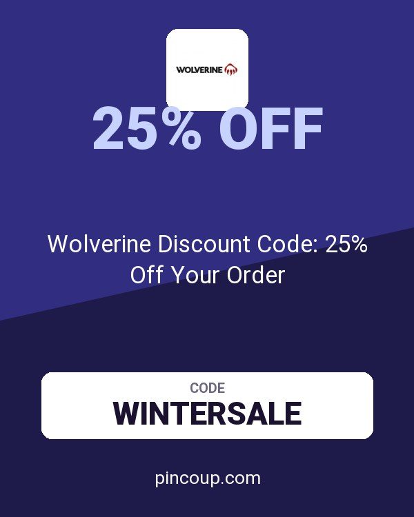 Wolverine Discount Code: 25% Off Your Order
