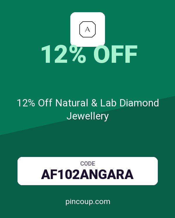 Angara coupon: 12% Off Natural & Lab Diamond Jewellery