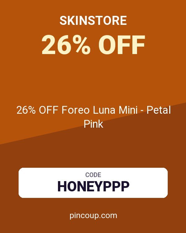 Skinstore coupon: 26% OFF Foreo Luna Mini - Petal Pink